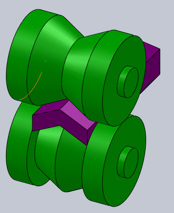 Shaped rolling